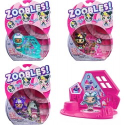 Zoobles Z-Girlz&Happitat laleczka transformująca różne wzory losowe 6061365 MIX Spin Master