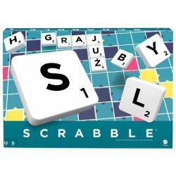 Scrabble Original gra planszowa słowna polska wersja nowa szata Y9616 Mattel