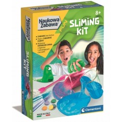 Naukowa zabawa Fun zestaw Sliming Kit doświadczenia slime gluty 8+ CLE50722 Clementoni