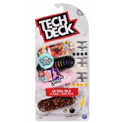 Tech Deck fingerboard Ultra Dlx 4-pak mini deskorolki 6028815 Mix Spin Master