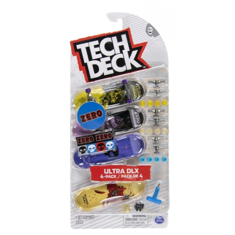 PACK 10 FINGER SKATES TECH DECK marron - Spin Master