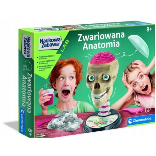 Naukowa Zabawa Lab Zwariowana Anatomia Czaszka Mózg CLE50697 Clementoni