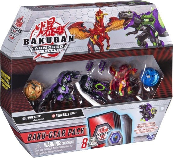 Bakugan zestaw z akcesoriami Baku-Gear 8-pack mix wzorów 6056037 Spin Master