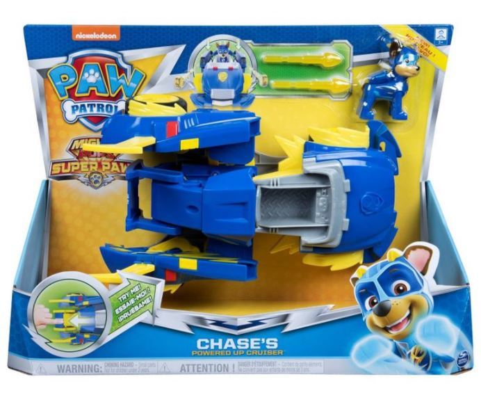 Psi Patrol Mighty Pups Super Paws Pojazd transformujący 6052653 Spin Master - Chase