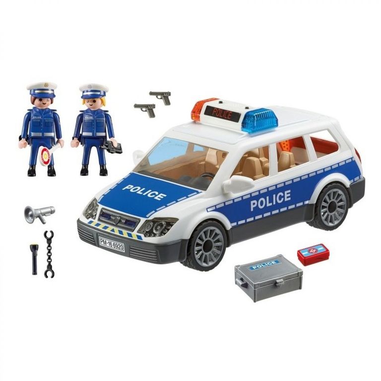 Playmobil City Action 6920 Radiowóz policyjny elementy zestawu